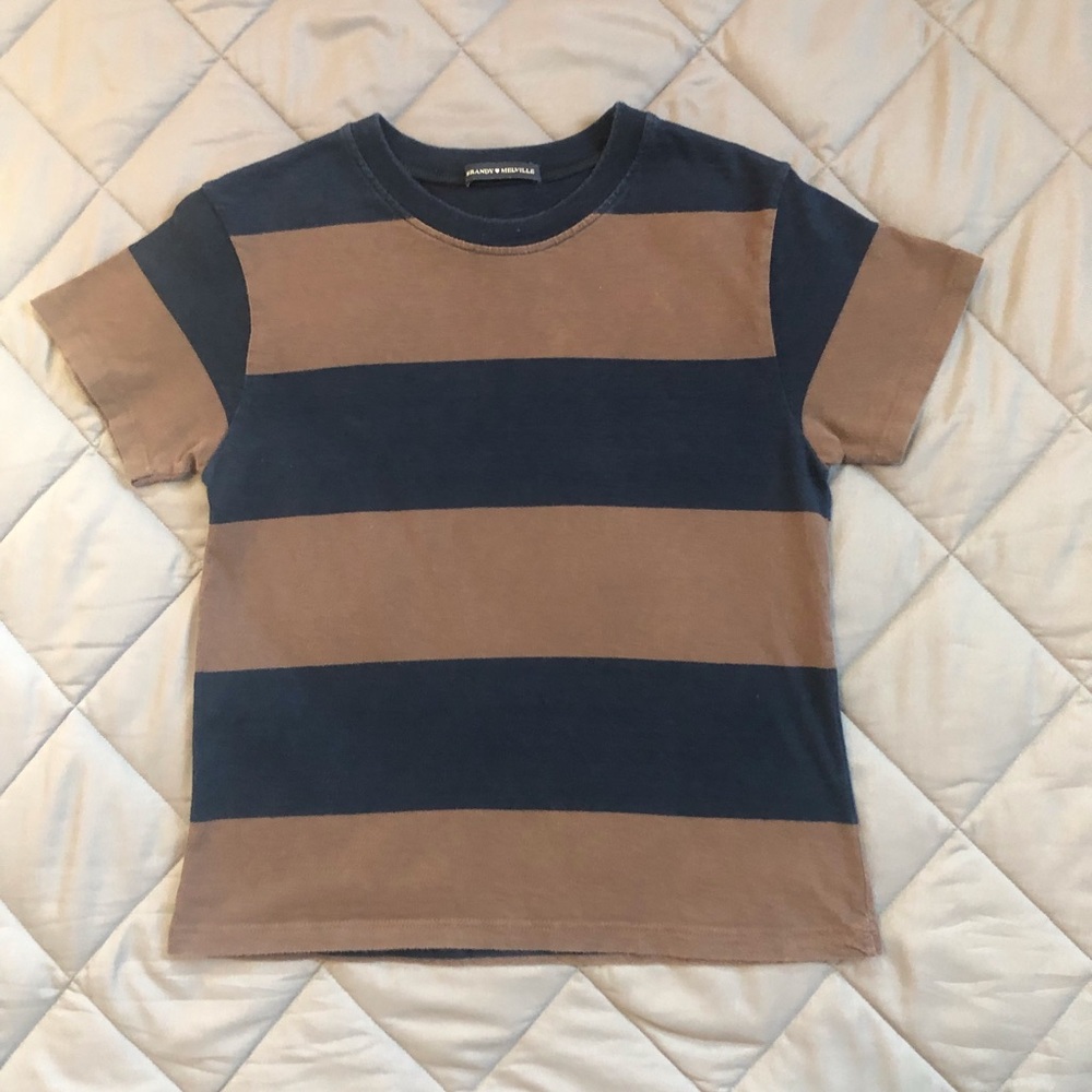 T-shirt from Brandy Melville. Has small stains.